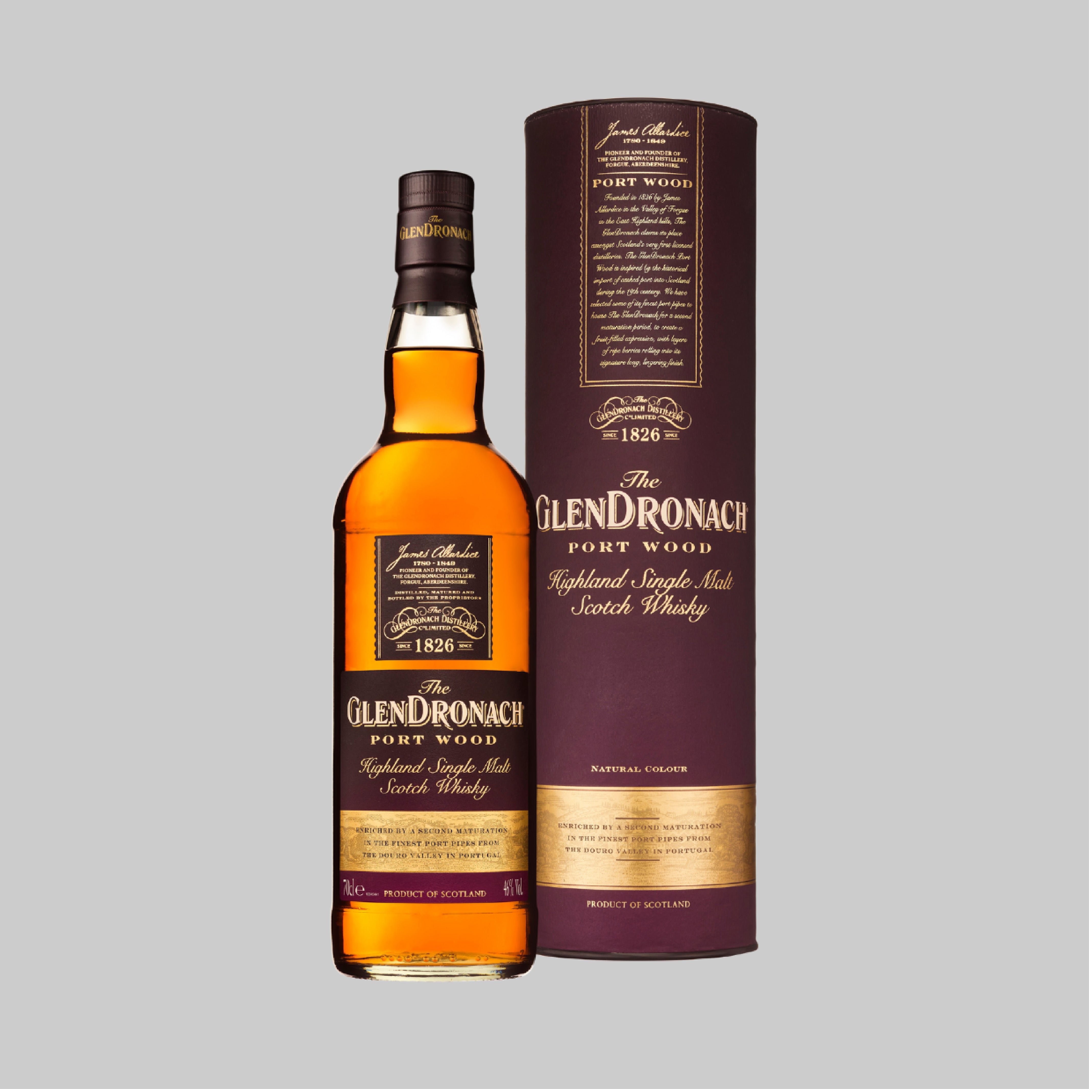GlenDronach Traditional Peated Single Malt Scotch Whisky 700ml 48.0% | TIME2DRINK